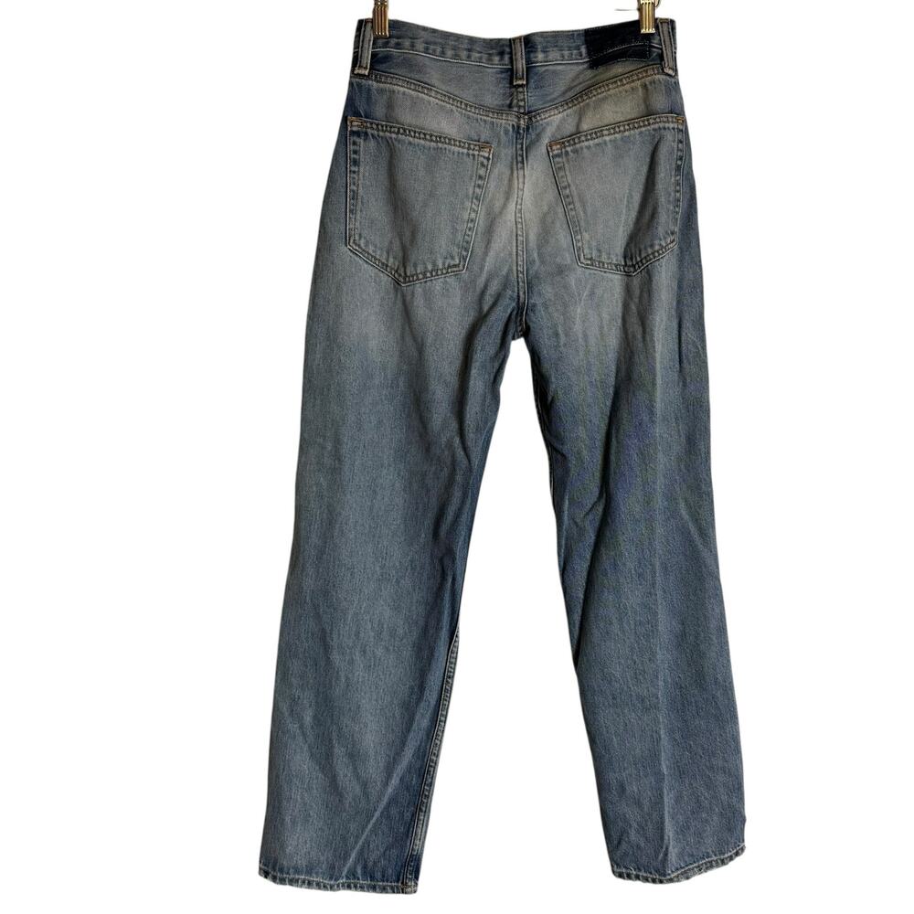 Etica Tyler Vintage Straight Leg 90s High Rise Light Blue Denim Jeans Size 25 - Picture 10 of 12